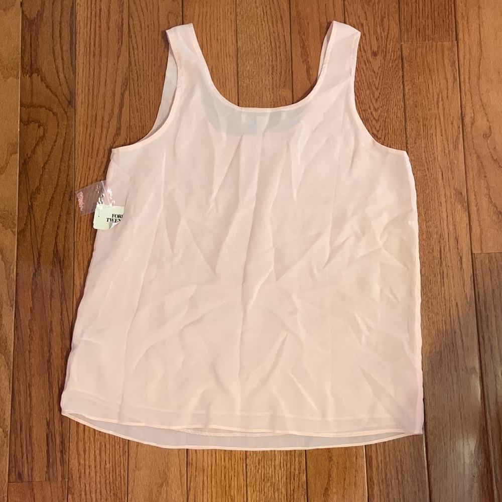Forever 21 Tank with beaded design on the front NWT - Picture 2 of 2